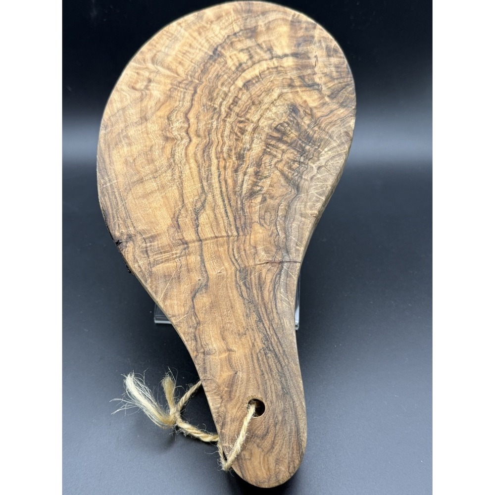 Antique Primitive Wooden Butter Paddle Small 9" Farmhouse Treenware Bread Board